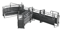 SS_12 Solid Sweep w 30' Adj Alley, Sorting Alley, Preg Panels, Blocking Gates, 8' Sorting Gate